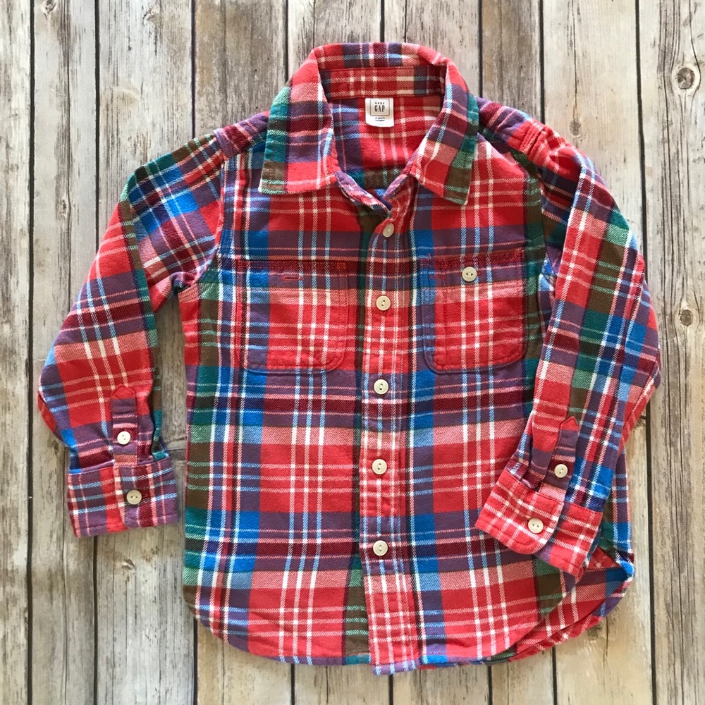 Baby Gap Flannel Shirt - Toddler 4T